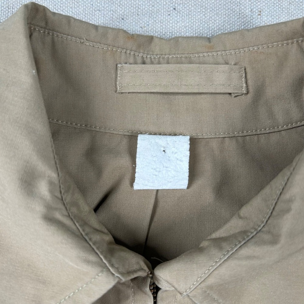 Vintage US Navy Uniform Jacket Mens Medium Short Tan Creighton Harrington USA - Picture 3 of 11